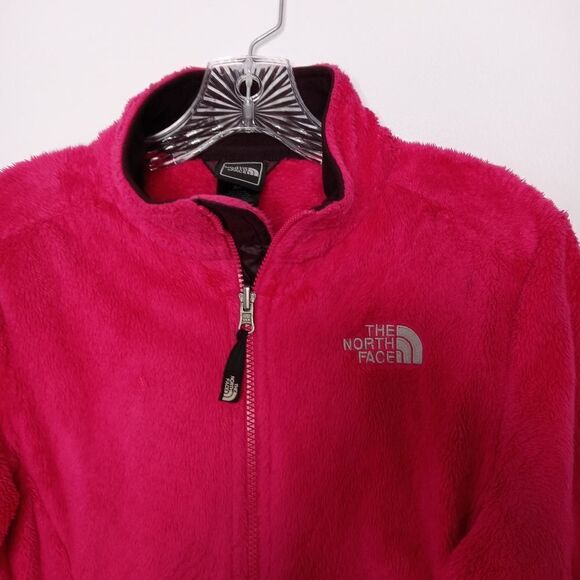 The North Face pink soft and cozy zip up jacket women's size small - Picture 3 of 6